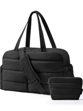 Travel Duffle Bag 31L with Toiletry Pouch Water Resistant Gym Weekend